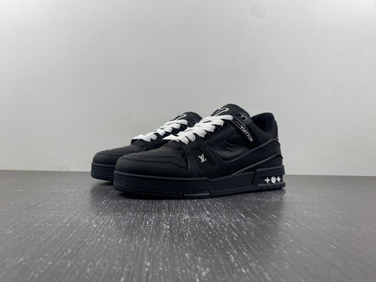 Louis Vuitton Trainer Black Embossed Monogram