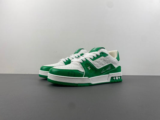 Louis Vuitton Trainer #54 Signature Green White