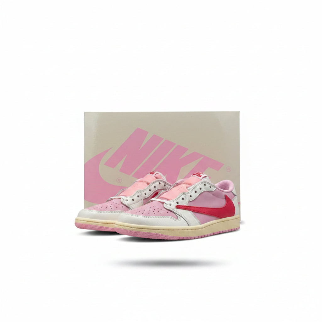 Jordan 1 Retro Low OG SP Travis Scott Sail Tropical Pink