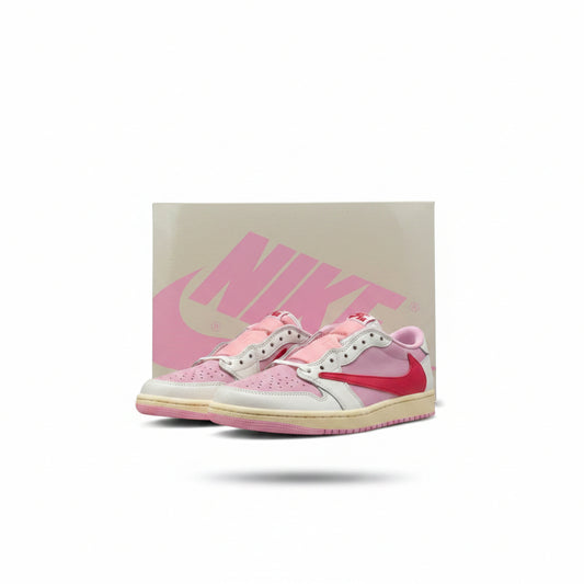 Jordan 1 Retro Low OG SP Travis Scott Sail Tropical Pink