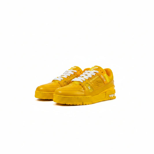 Louis Vuitton Trainer Yellow Embossed Monogram