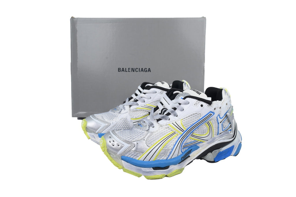 Balenciaga Runner White Yellow Blue