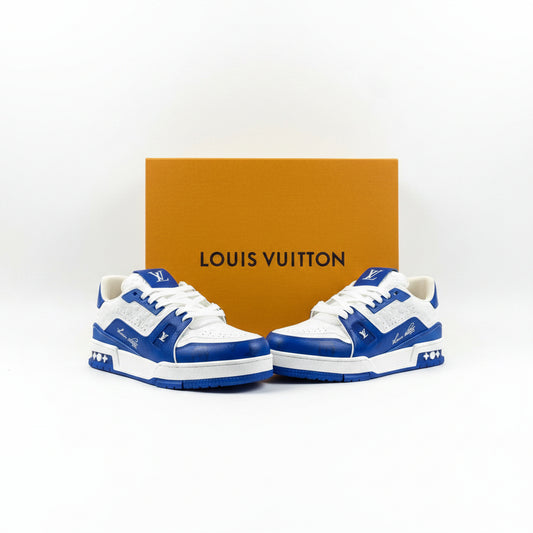 Louis Vuitton Trainer #54 Signature Blue White