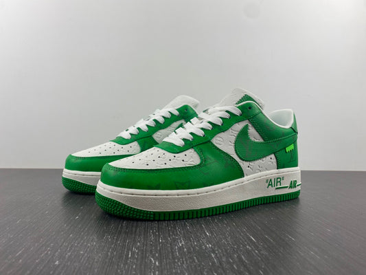 Louis Vuitton Air force 1 By Virgil Abloh White Green