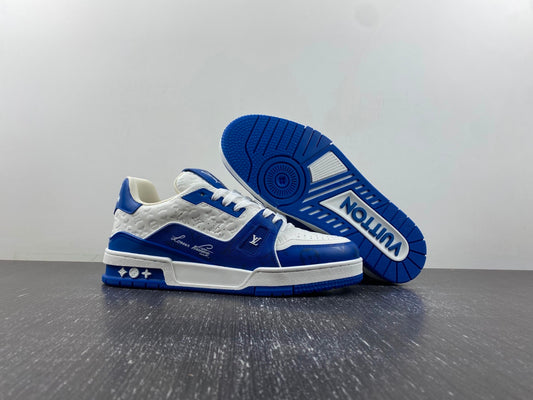 Louis Vuitton Trainer #54 Signature Blue White