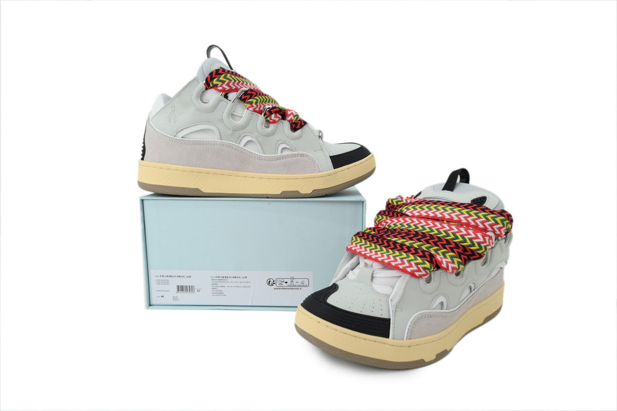 Lanvin Leather Curb White Ivory