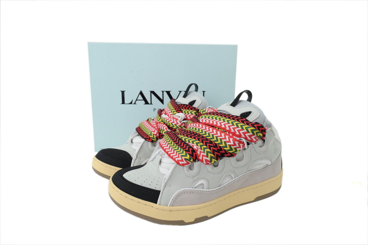 Lanvin Leather Curb White Ivory