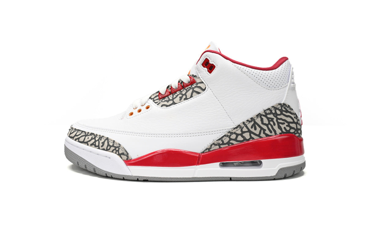 Jordan 3 Cardinal red