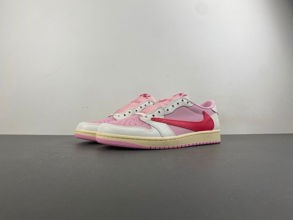 Jordan 1 Retro Low OG SP Travis Scott Sail Tropical Pink