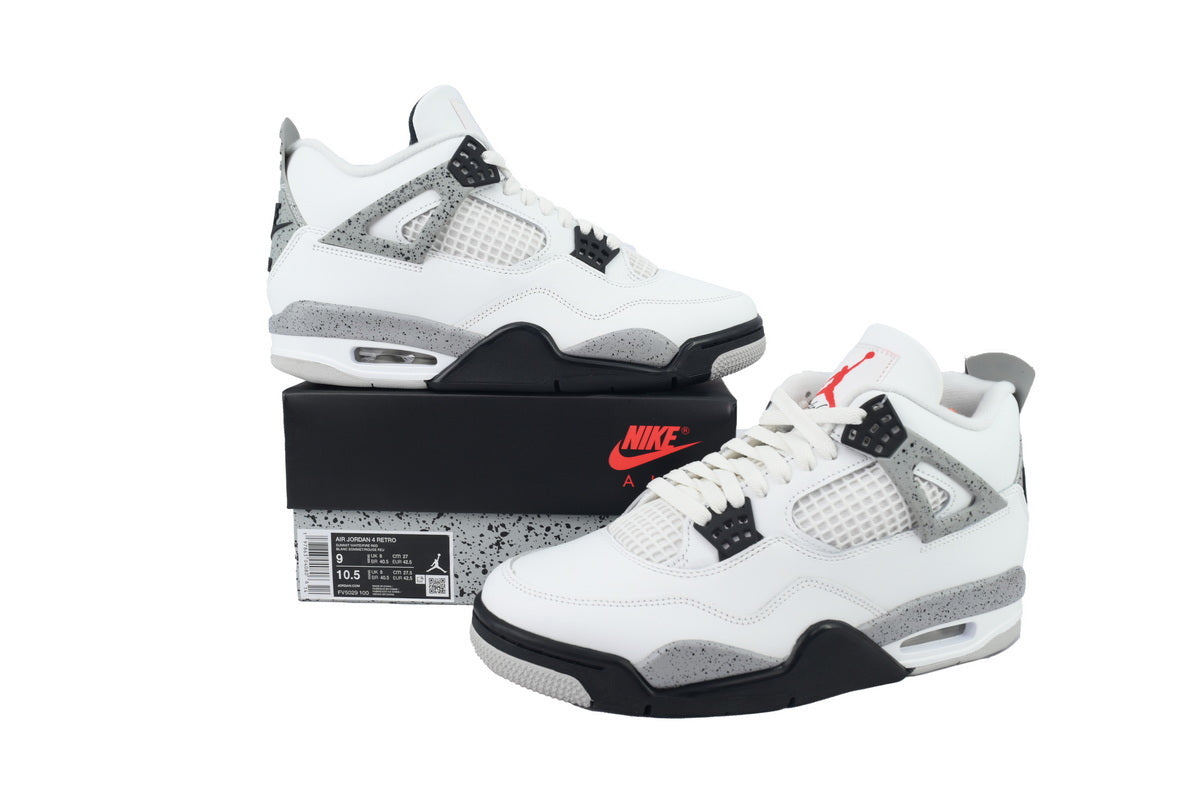 Jordan 4 White Cement