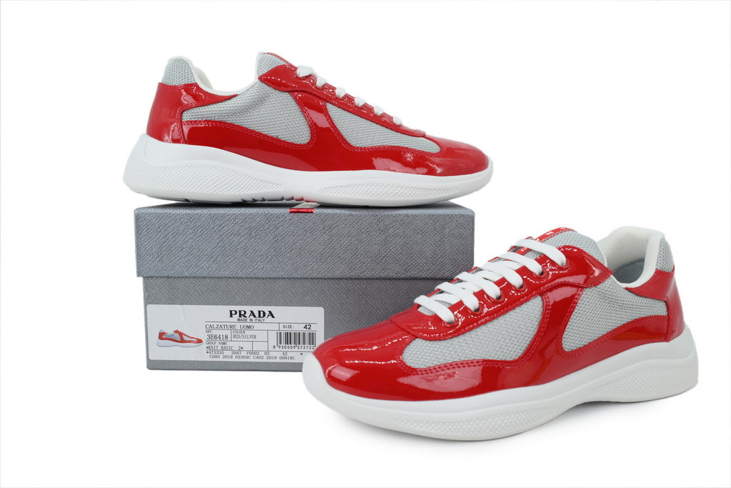 Prada Silver Red