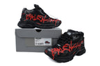 Balenciaga Runner Graffiti Black Red