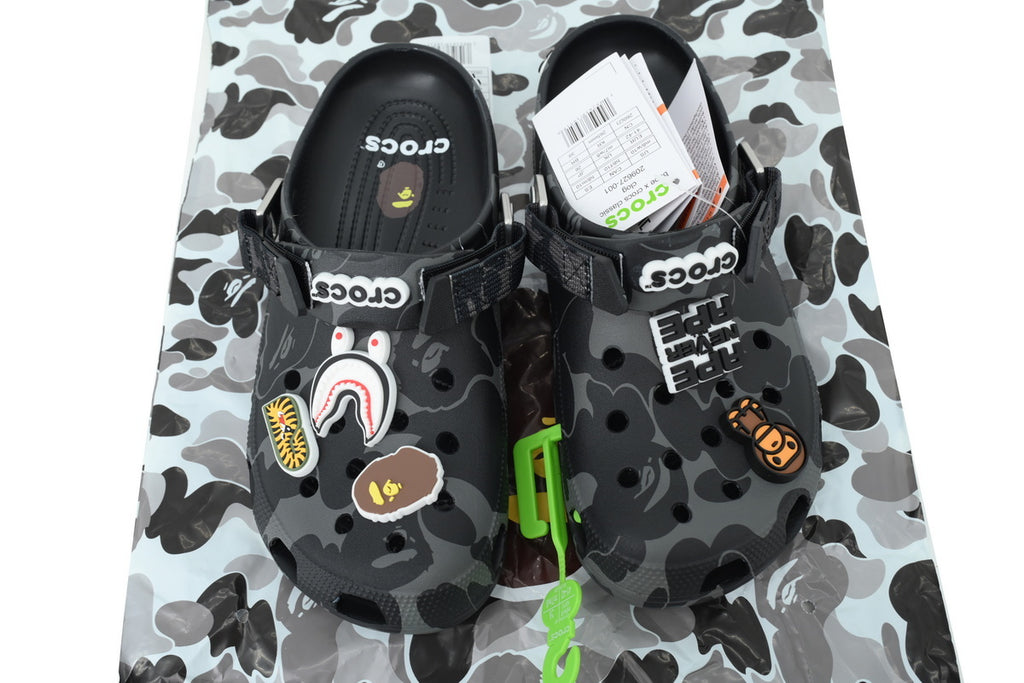 CrocsxBape Black