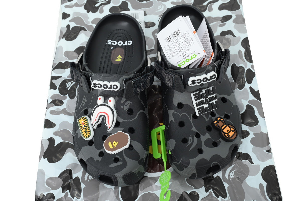 CrocsxBape Black